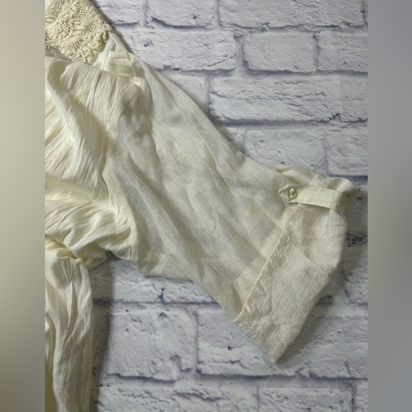 MIB Making it Big Beautiful Ivory Lace Collar Blouse/Tunic. Size 2X - Picture 10 of 10